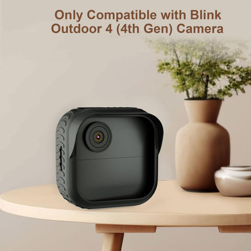 MOSISO Silicone Case Cover Compatible with Blink Outdoor 4 (4th Gen) Camera, Weatherproof Protective Silicon Skin Cover for All-New Outdoor 4 Smar...