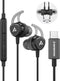 USB C Headphones, Type C Earbuds Magnetic Wired Earphones with Microphone and Volume Control Compatible with Google Pixel Xiaomi Samsung Oneplus S...