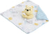 Disney Winnie The Pooh White, Yellow, and Aqua Cloud and Sun Lovey Security Blanket...