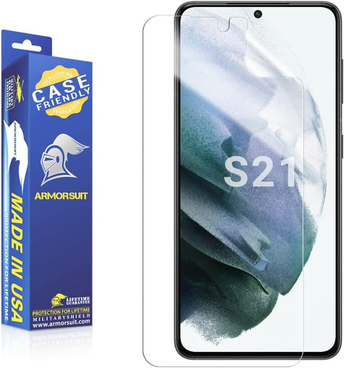 ArmorSuit 2 Pack for Samsung Galaxy S21 (6.2-INCH) 2021 Screen Protector Case Friendly MilitaryShield HD Clear Film - Made in the USA...
