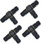 3 Way 3Pin IP68 Waterproof Junction Box,Ideal for 4.5mm-10mm Outdoor Waterprrof Junction Cable,Used for Outdoor Road Landscape Lights, car Decorat...