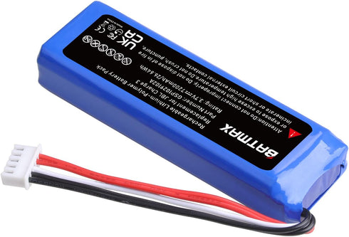 Batmax 3.7V 7200mAh Battery GSP1029102A for JBL Charge 3...