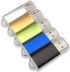 USB Flash Drives 2.0 Metal Key Pack of 5 Colors (512MB,Not GB,Smaller Than 1GB,Blank)...