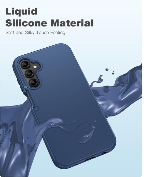 FNTCASE for Samsung Galaxy A15-5G Case: Phone Case with Built-in Screen Protector Protective Silicone Cell Phone Cover Rugged Shockproof Full Prot...