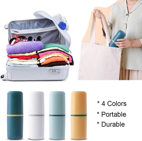1 Pcs Travel Toothbrush Holder Plastic Toothbrush Travel Case Portable Toothbrush Holder for Travel Normal Toothbrush Electric Toothbrush Containe...
