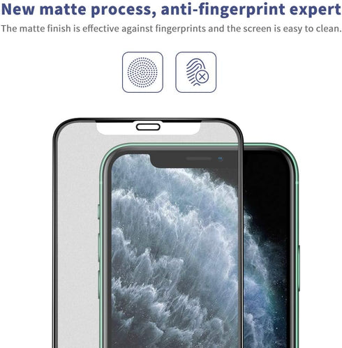 Matte Screen Protector for iPhone 11 Pro/X/Xs Anti Fingerprint&Glare Tempered Glass...