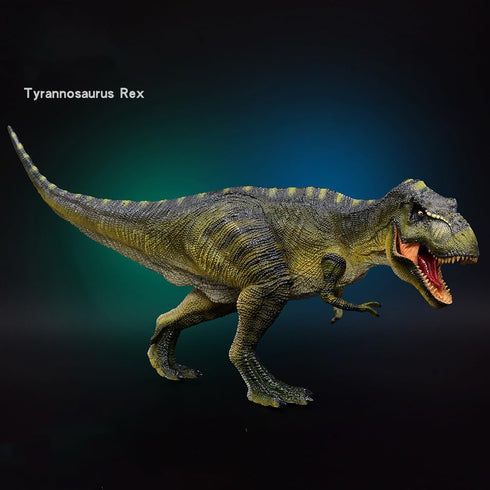 Gemini&Genius T-Rex Dinosaur Toy, Tyrannosaurus Rex Dinosaur Figurine Toy, 14“ Length-Hand Painted, Realistic Dinosaur Action Figure Display, Grea...