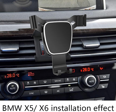 Car Phone Holder for BMW X5 2014-2018?X6 2015-2019 SUV sDrive35i xDrive35i 40e 35d F15 F16 Auto Accessories Navigation Bracket Interior Decoration...