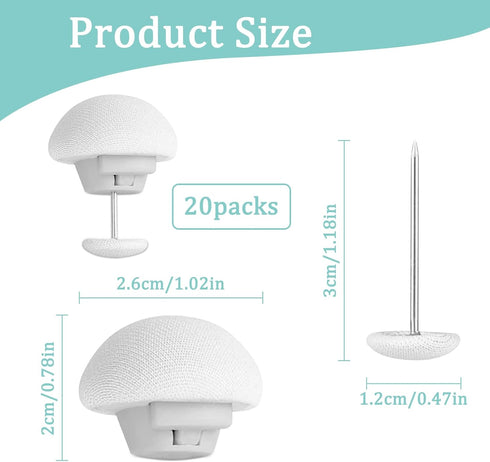 20pcs White Duvet Clips for Comforter Inside, Duvet Pins Set Keeps Comforter from Shifting, Duvet Cover Clips for Quilt, Decoration (White)...
