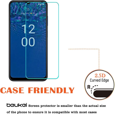 beukei (3 Pack) Compatible for Nokia G310 5G / Nokia G310 Screen Protector Tempered Glass,Touch Sensitive,Case Friendly, 9H Hardness...
