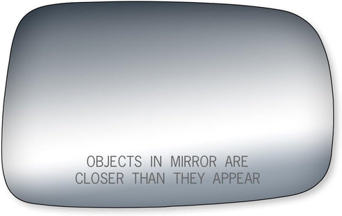 Fit System Passenger Side Mirror Glass, Honda Civic Sedan, Civic Hatchback, CRX...