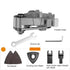 Angle Grinder Converter Oscillating Tool Adapter Oscillating Tool Adapter Kit Oscillating Tool Blade Power Tool Accessories Angle Grinder Converte...
