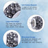 AIPRIDY Mixed Color or Single Color Polymer Clay European Spacer Beads, Crystal Rhinestone Charms Beads Rondelle Slide Bead Spacer for DIY Charm J...
