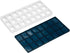 PATIKIL 24 Compartments Paint Palette, 2 Pack Plastic Painting Tray Deep Saver Box Detachable with Soft Cover Art Supplies Storage Organizer for W...