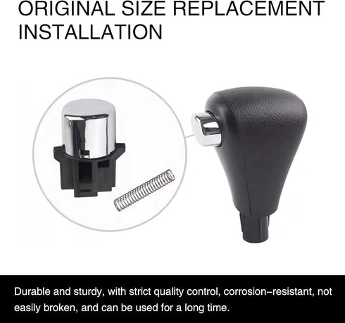 1 PC Car Gear Lever Button, Wave Stick with Shift Knob Repair Kit Replace 54132-SDA-A81, Gear Push Rod Hand Ball Button Latch with Spring, Compati...