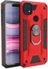 for ZTE Z6250 Case,Zmax 10 Cases,Military Grade Shock Protective Kickstand 360 Ring Holder Defender Hybrid Hard Back Phone Cover for ZTE-Z6250 -Re...