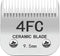 4FC Blade Dog Grooming Clipper Replacement Blades Compatible with Andis Dog Clippers,Most A5, Wahl KM Series Clippers,Detachable Ceramic Blade,Siz...