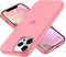 Jmltech for Silicone iPhone 15 Pro Case Women Girly Protective Heart with Soft Anti-Scratch Microfiber Lining Phone Cases for iPhone 15 Pro Pink.....