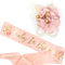 Baby in Bloom Sash & Wrist Corsage Kit - Blush Peach Baby Shower Sash Baby Shower Favors New Mom Gifts...
