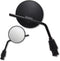 Ken Sean 970510 Black Universal Dual Sport Motorcycle Mirror, Lens Size: 4" Diameter, Black...