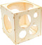 9 Holes Assemblable Wood Balloon Sizer Cube DIY Cube Tool Measurement Box for Party, Birthday, Wedding Decorations...