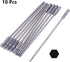 Utoolmart H4 Magnetic Hex Head Screwdriver Bits, 1/4 Inch Hex Shank 150mm Length S2 Power Tools 10Pcs...