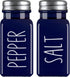 Navy Blue Salt and Pepper Shakers Set - Bivvclaz 2.7 oz Christmas Salt and Pepper Shakers, Blue Kitchen Decor and Accessories for Home Restaurants...