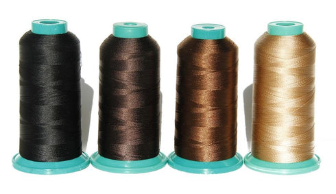 1800 Yard Elastic Nylon Sewing Thread for Wig Makers (Black)...