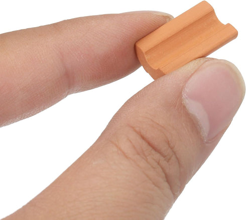 MECCANIXITY Miniature Roof Tiles Clay Model Roof Tiles Mini DIY Tiles Model Building Set for Model Building Dolls Pet Houses Garden Red Pack of 60...