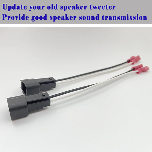 2 Pack 72-5600 Speaker Harness Replacement for Ford Speaker Wire Harness Adapter Replacement for Ford F150 F250 Escape Mustang Lincoln Mercury Maz...