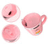 Baby Kids Toddler Sippy Cup Mug for Milk, Coffee, Stainless Steel Trainer Straw Cup with Lid, Fox, 7oz/Pink...