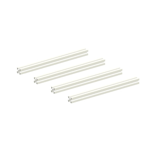 2020 Aluminum Extrusion Profile European Standard Linear Rail 2020 Aluminum Profile Frame Machine DIY 3D Printer Workbench CNC (200mm) 4PCS-Silver...