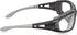 Bollé Safety 253-TR-40085 Tracker Safety Eyewear with Black/Gray Polycarbonate + TPE Full Frame and Clear Lens...
