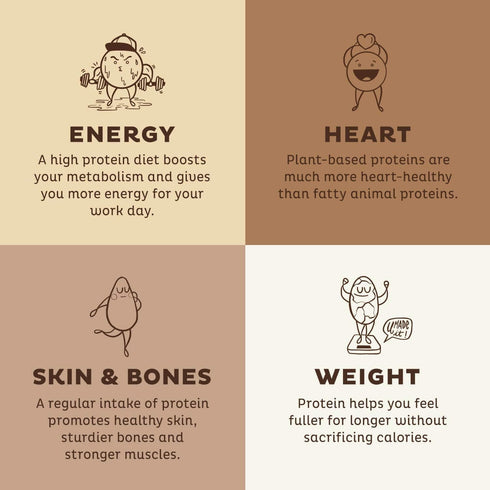 KOS Vegan Protein Powder, Chocolate USDA Organic - Low Carb Pea Protein Blend, Plant Based Superfood with Vitamins & Minerals - Keto, Soy, Gluten ...