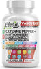 Cayenne Pepper Supplement with Hawthorn Berry Capsules, Dandelion Root, Ceylon Cinnamon, Garlic, Ginger, Berberine, Apple Cider Vinegar, Milk This...