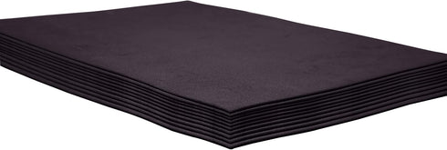 Black EVA Foam Sheets, 9 x 12 Inch, 2mm Thick Handicraft Foam Paper for Arts and Crafts, by ACTIVITYya - 10 Sheets...