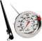 HIC Kitchen Roasting Deep Fry Candy Jelly Thermometer, Large Easy-Read Face, Stainless Steel Stem with Protective Sheath...