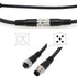 Actuator Sensor Signal Shielded Cable M12 A Code 5 Pin Male to 5 Pin Female for Industrial Controls Automation Device Network DeviceNet CANopen IO...