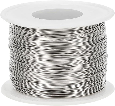 BENECREAT 24 Gauge 524FT 304 Stainless Steel Binding Wire for Jewelry Making, Strapping, Sculpture Frame, Cleaning Brushes Making and Other Crafts...