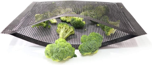Bluedrop Large BBQ Mesh Bags Non Stick Toaster Baking Bags Barbecue Mat Outdoor Picnic Tool 30x40CM Pack of 2...