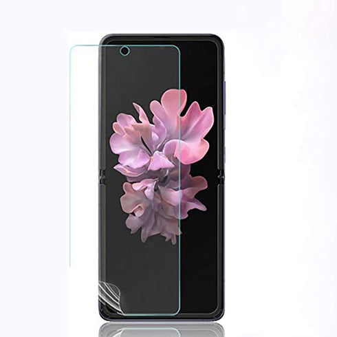 CENTAURUS Galaxy Z Flip Soft Screen Protector,(3 Pack) High Sensitivity Ultra-Thin Water Resistant Clear Full Coverage Screen Protector Film Repla...