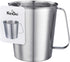 KSENDALO 48oz/6Cup SUS304 Stainless Steel Measuring Cup - Precision Engraved Markings for Liquid, Coffee, Milk & Espresso - 1.5Liter Kitchen Mixin...