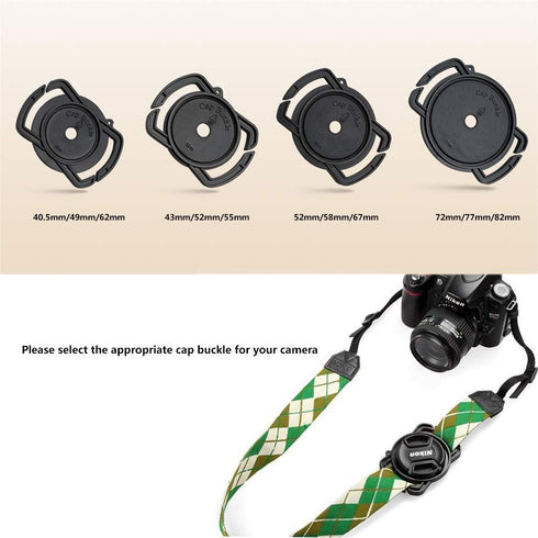 Camera Lens Cap Buckle Anti Lost Button Holder Keeper for Cameras Canon Nikon Sony Pentax Sigma DSLR/SLR/Evil (Anti-Lost Cap/ 43x52x55mm)...