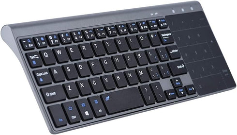 PUSOKEI Ultrathin 2.4GHz Wireless Keyboard with Smart Touchpad Portable Handheld Keyboard Universal Keyboard Suitable for PC/Notebook/TV Box...