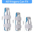 Finger Splint, 3PCS Finger Brace Joint Stabilizer for Broken Finger Straightening Arthritis Knuckle Immobilization with Soft Foam and Ventilation ...
