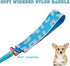7FT Chew Proof Stretch Dog Leash Cable, Reflective Anti-Pull Shock Absorbing Dog Lead, Lightweight Cute Pet Leash with Soft Wide Nylon Handle for ...