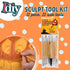 Pumpkin Carving Kit (21 Tool Set) w 11 Double Sided Pieces - Halloween Professional Sculpting, Cutting and Carving Knife Supplies for Fall Jack-O-...