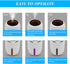 Mini USB Car Humidifier, 200ml Ultrasonic Cool Mist Humidifier with 7 Colors Light Changing, Adjustable Mist Mode,Auto Shut-Off, Super Quiet Opera...