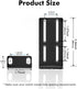 MokerLink Adjustable Rack Mount Ear for 17.3 inch Switches, Compatible for HP/HPE/ProCurve/Aruba/OfficeConnect Network Switch...