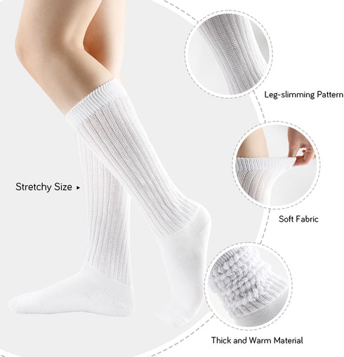 Slouch Socks, Slouch Socks for Women, Stack Socks, Scrunch Socks Women, 90s Socks for Women, Women Winter Socks...